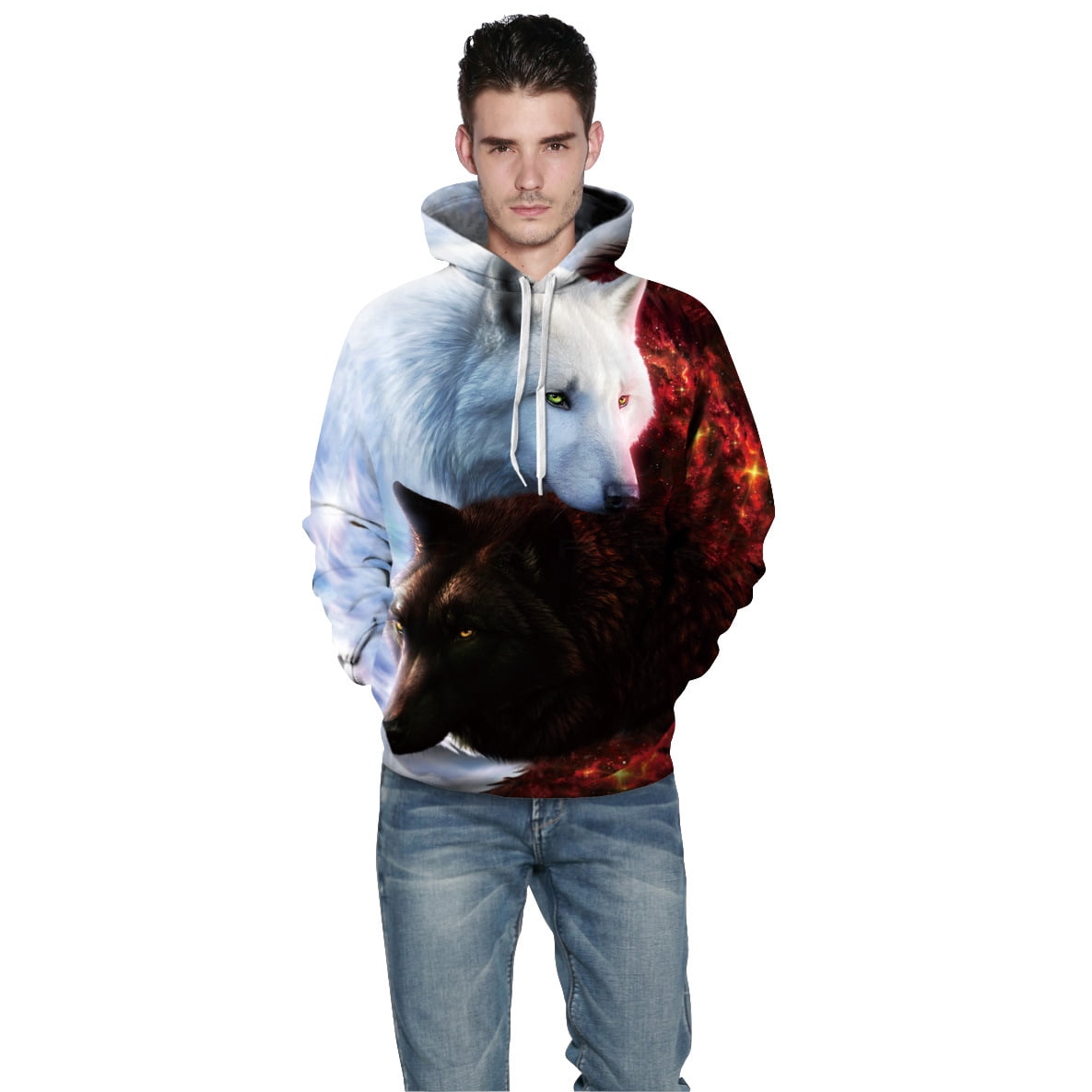 Heart Wolf Lew's-Fishing-Combo-Speed-Stick- Hoodie for Men,Black Pullover  Hoodie Sweatshirt Hoodie Sweater Sportwear : : Clothing, Shoes &  Accessories