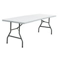 thumbnail image 6 of HXYHJ 3/4/6/8 FT Plastic Folding Tables - Ultra - Portable, Durable for Indoor & Outdoor Use - Ideal for Picnics, Camping, Parties and More-4 FT Round (2 PCS), 6 of 7