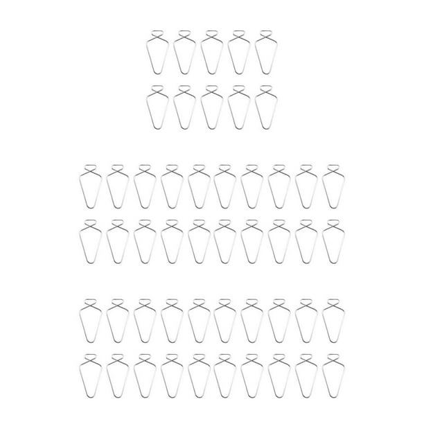 Injueey Ganchos para azulejos de techo de 10 piezas, Flexible, resorte automático sin deformación, letrero colgante para techo de aula de oficina Type2 NO2 Injueey CBP456344