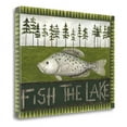 thumbnail image 2 of 26" x 20" Fish The Lake by Cindy Shamp - Print on Canvas Fabric Multi-Color, 2 of 3