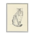 thumbnail image 3 of Stupell Industries House Cat Pet Portrait Pencil Sketch Traditional Illustration, 24 x 30, Design by Jacob Green, 3 of 5