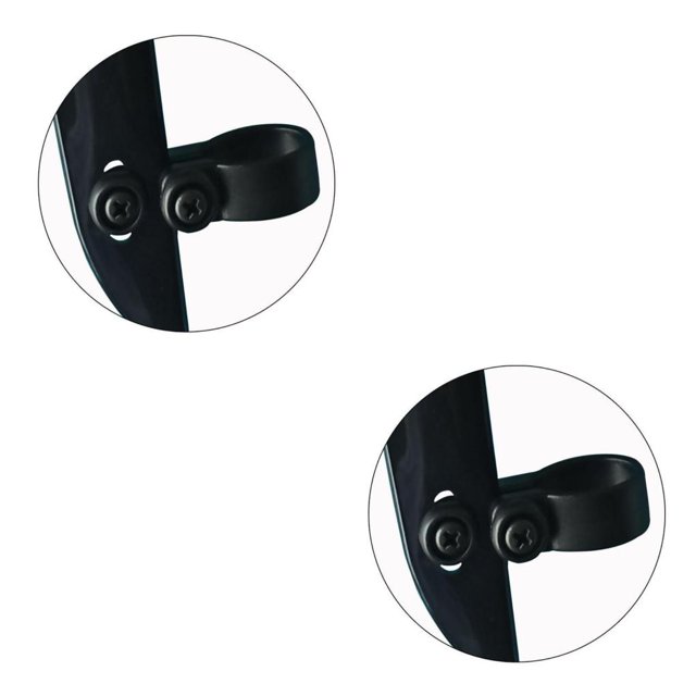 Eigraketly Accesorios de protección de cubierta de cadena de bicicleta fácil de instalar 32T-38T para bicicleta negro + hebilla trasera Negro + hebilla de cola 2piezas