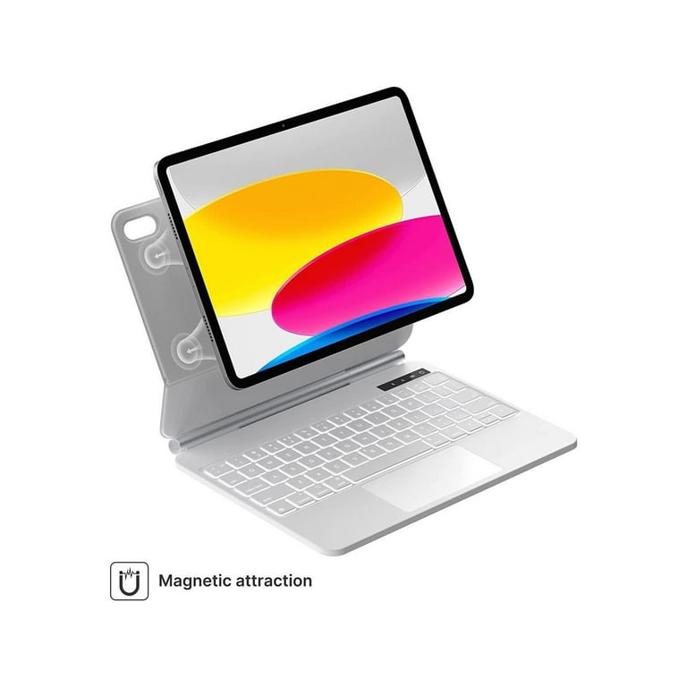Apple Bluetooth Keyboard Case With Trackpad for iPad 10th Gen 10.9 inch, Magnetic Floating Design, Backlight - Walmart.com Apple Bluetooth Keyboard Case With Trackpad for iPad 10th Gen 10.9 inch, Magnetic Floating Design, Backlight - Walmart.com