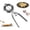 03, variant on Cake Decorating Embossing Template, Fondant Quilted Pattern Plunger Tool With Comfortable Handle, Nonstick Pastry Stencil for Icing Cookies Cakes and DIY Crafts, Reusable Baking Decorator for