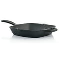 thumbnail image 2 of Oster Castaway 10 Inch Square Cast Iron Grill Pan with Pouring Spouts, 2 of 3