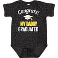 thumbnail image 3 of Inktastic Congrats My Daddy Graduated with Cap Boys or Girls Baby Bodysuit, 3 of 5