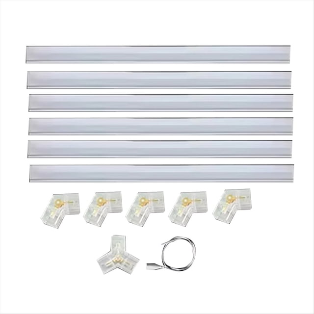 Lámpara LED de de Abeja para Garaje, Tubo Hexagonal, Iluminación para Barbería, Taller, 4S, Exposición de Coches, Reparación de Carrocerías, Gimnasio B