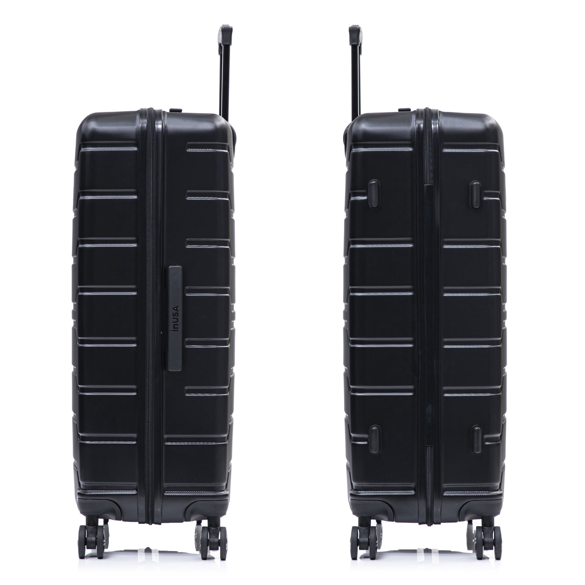 InUSA TREND 32" Extra-Large Hardside Lightweight Luggage with Spinner Wheels, Handle, Trolley, Black