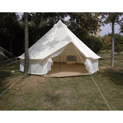 Been Younger Luxury New Oxford Fabric Glamping Tent 5M/16.4ft Waterproof Bell Tent for Outdoor Camping