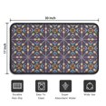 thumbnail image 5 of Multicolor Ethnic Geometric Pattern Door Rugs,Washable Non Slip Door Mats Indoor,Decorative Door Mats,Entry Mat Indoor for Entrance,Bedroom,Kitchen,Bathroom,30"x17", 5 of 6