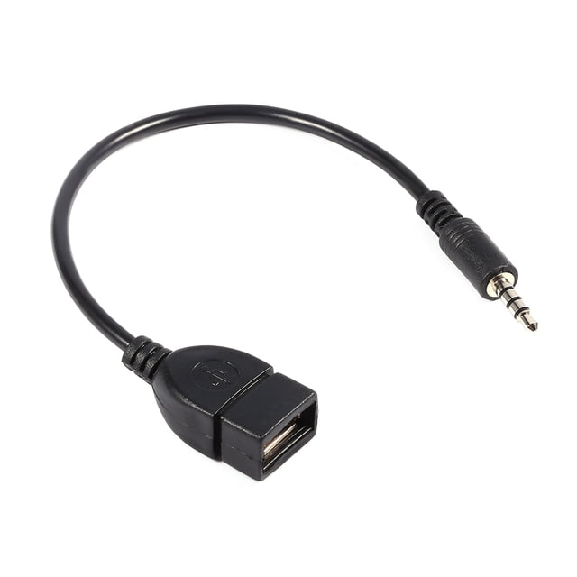 Usb Adapter, Audio Converter Cable 3.5mm Male To Usb Female Cable 3.5mm Male To Usb Female Converte New Cable, 3.5mm Male To Usb Female Cord GPS For Car