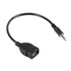 thumbnail image 4 of Cable auxiliar ANGGREK Adaptador macho A hembra USB de 3,5 mm Negro, 4 of 8