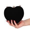 thumbnail image 4 of Party Clutch Purse Cute Heart Shaped Women Handbag Evening Bags, 4 of 5