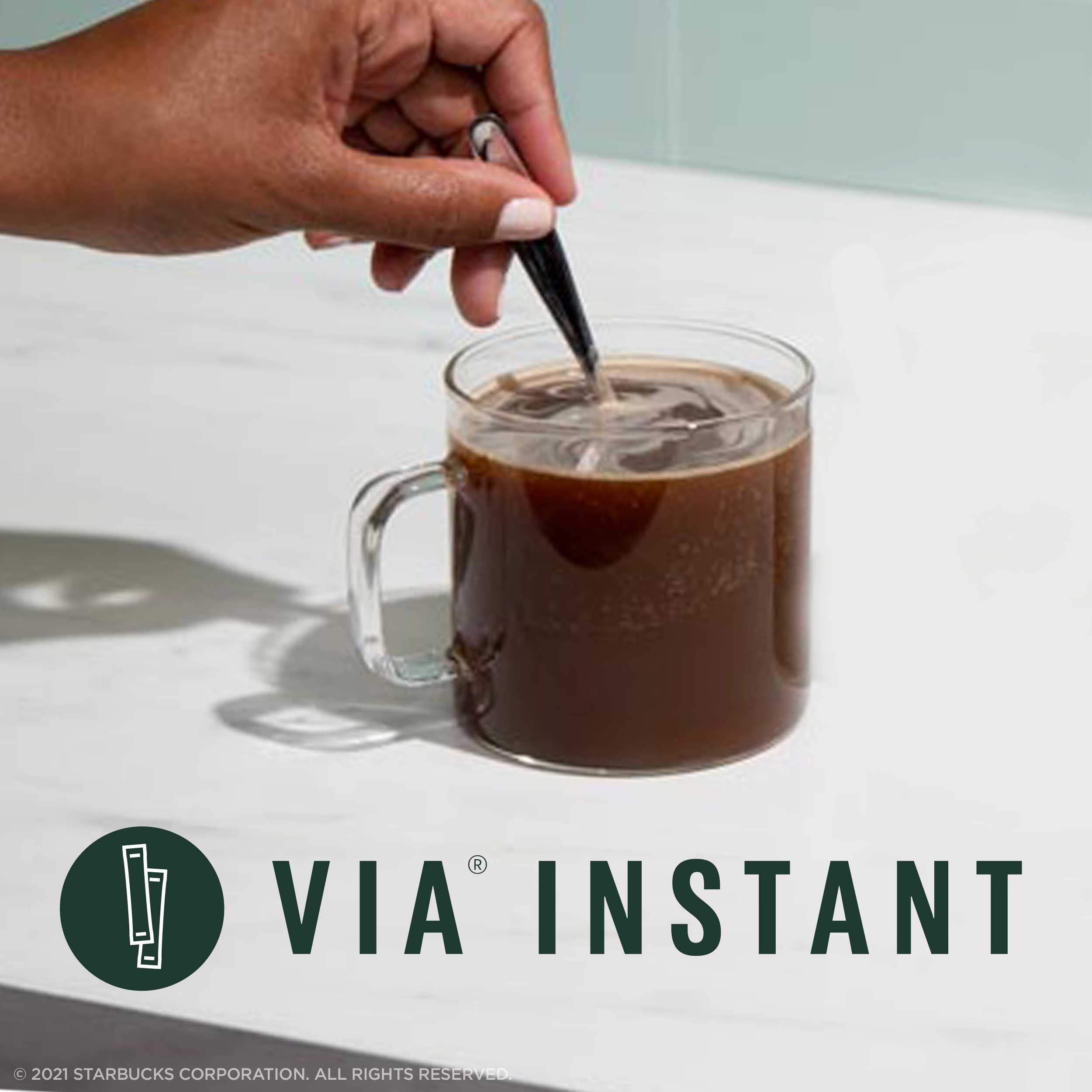 Starbucks VIA Caffè Mocha Latte Instant Coffee Packets, Flavored Coffee, 100% Arabica, 5 Ct - image 4 of 7