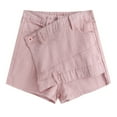 thumbnail image 4 of RUTAYY High Waist Women Denim Skirt Shorts A-Line Chafing Mini Skirt For Summer Fashion Solid Color Casual Travel Skirts, 4 of 4