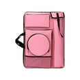 thumbnail image 3 of Carrying Bag Multifunctional Storage Art Organizer Art Portfolio Case Pink, 3 of 8