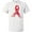 AA-White, variant on Inktastic Heart Health Awareness Red Ribbon Made of Hearts T-Shirt