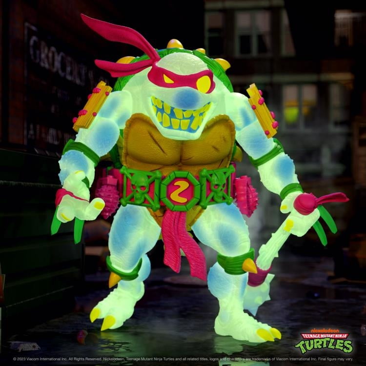 Super7 Teenage Mutant Ninja Turtles Ultimates! Glow-in-the-dark