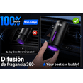 thumbnail image 4 of LWW Ambientador Inteligente para Auto, Difusor de Aroma Recargable con Clip de Ventilación, 3 Niveles de Intensidad, Incluye 3 Botellas de Fragancia de 10 mL, Negro, 4 of 7