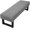 Light Grey, variant on Stretch Jacquard Dining Bench Cover Living Room Anti-Dust Removable Bench Slipcover Washable Bench Seat Protector