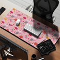 thumbnail image 2 of Long Mouse Pads for Desk,Pink Cartoon Dinosaurs Landscape Pattern Desk Mats on Top Of Desks, Desk Mouse Pad Extra Large with 3mm Non-Slip Base and Stitched Edge for Gaming,Office,Work,Home 35.4"x15.7", 2 of 6