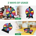 thumbnail image 4 of WinSpin 12" Prize Wheel 14 Slots Spinning Game Tabletop Fortune Game for Party Eagle, 4 of 10