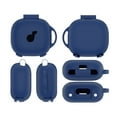 thumbnail image 5 of Yucurem Silicone Cover with Carabiner for Soundcore Sport X20 Charging Case(blue), 5 of 10