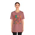 thumbnail image 3 of Thick Thighs and Christmas Vibes Groovy Women's Christmas Shirt, 3 of 10