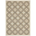 thumbnail image 6 of SAFAVIEH Veranda Bayon Geometric Indoor/Outdoor Area Rug, 6'7" x 9'6", Cream/Chocolate, 6 of 7
