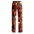 thumbnail image 6 of Red Halloween Pajama Pants for Women Baggy Sweatpants Lounge Sweat Pant Active Jogging Fall Clothes Pajama Pants Women L, 6 of 6