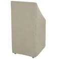 thumbnail image 3 of Modern Leisure Chalet Outdoor Stackable Patio Chair Cover, 27"L x 27"W x 49"H, Beige, 3 of 10