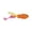 Red, variant on dgysar Colorful Rope Fish Feather & Crinkle Cat Toy, Resistant Teeth Cleaning Chew Toy for Indoor Felines Red 1PC