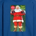 thumbnail image 3 of Coca-Cola - Santa with Coke Bottles - Men's Long Sleeve Graphic T-shirt, 3 of 5