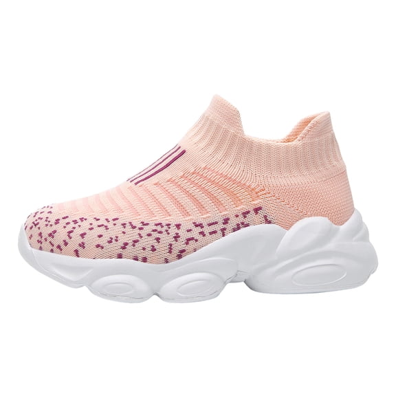 Zanarzt Toddler Shoes Kids Sneakers for Boys Girls Running Tennis Shoes Lightweight Breathable Sport Athletic Pink,US 1