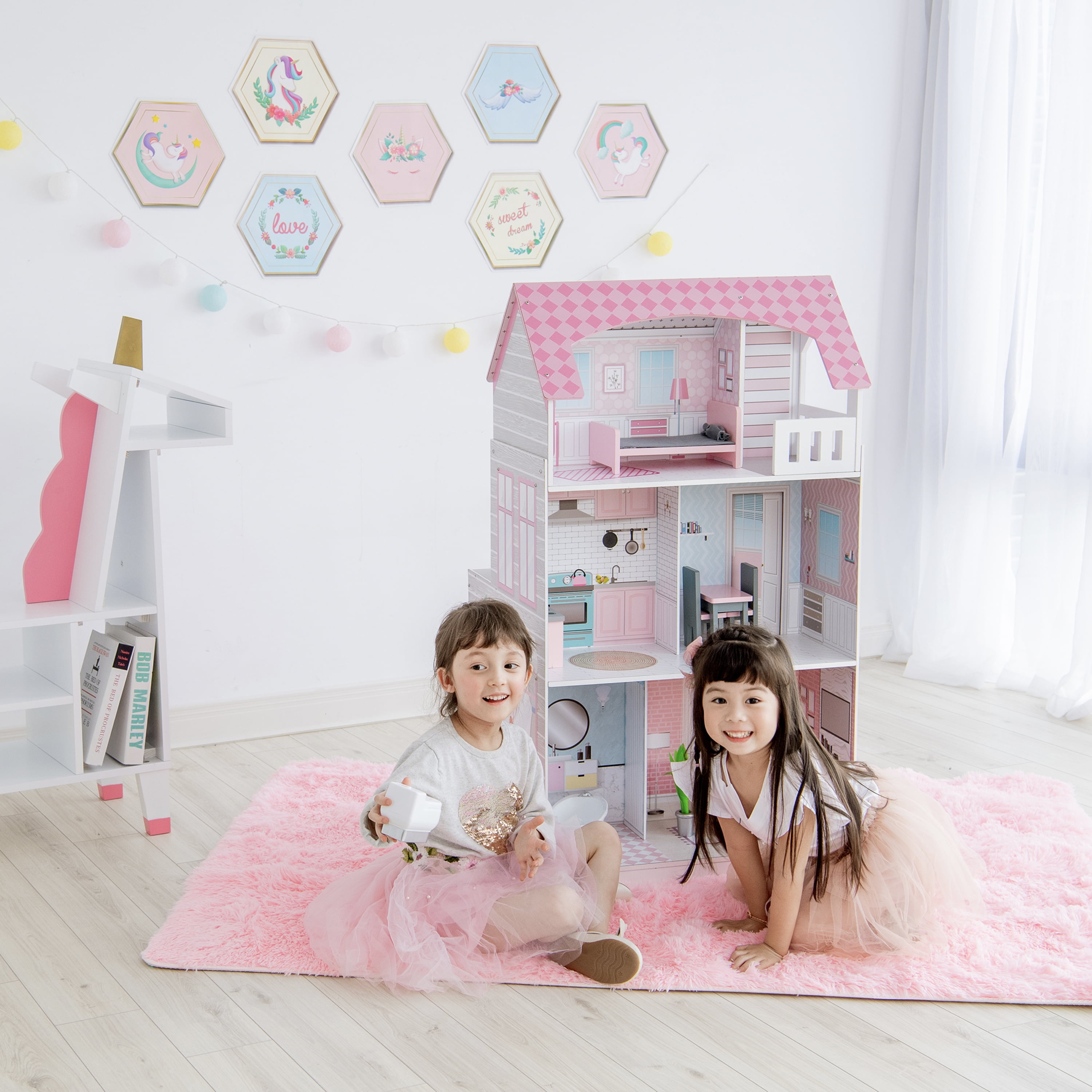 Teamson 2 in 1 kitchen dollhouse deals