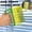 Green, variant on Microfiber Blind Cleaning Brush 7-Prong Venetian Duster Tool Window Dusting Cleaner Tool Dirt Remover for Window Blinds Air Conditioner Vents and Car Detailing
