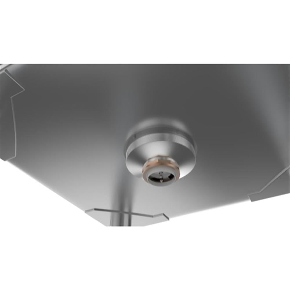 Koolmore 15x15x12 Right NSF Stainless Steel Kitchen Prep/Utility Sink in Silver
