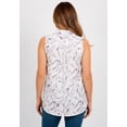 thumbnail image 2 of Roaman's Women's Plus Size Kate Sleeveless Shirt, 2 of 4
