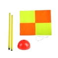 thumbnail image 3 of Bandera De Esquina De Fútbol, Postes De Agilidad De Fútbol, Bandera Deportiva De Entrenamiento Para Adultos Para Juegos, 2 Uds., Base Roja, 3 of 8