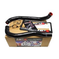 HPS 57-1383-BLK-2 Black Silicone Radiator Hose For 2009-2014 TSX 2.4L 4Cyl