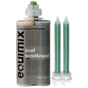 Equimix Polyurethane Hoof Bond & Repair 200ml Cartridge & Two Application Tips (Black)