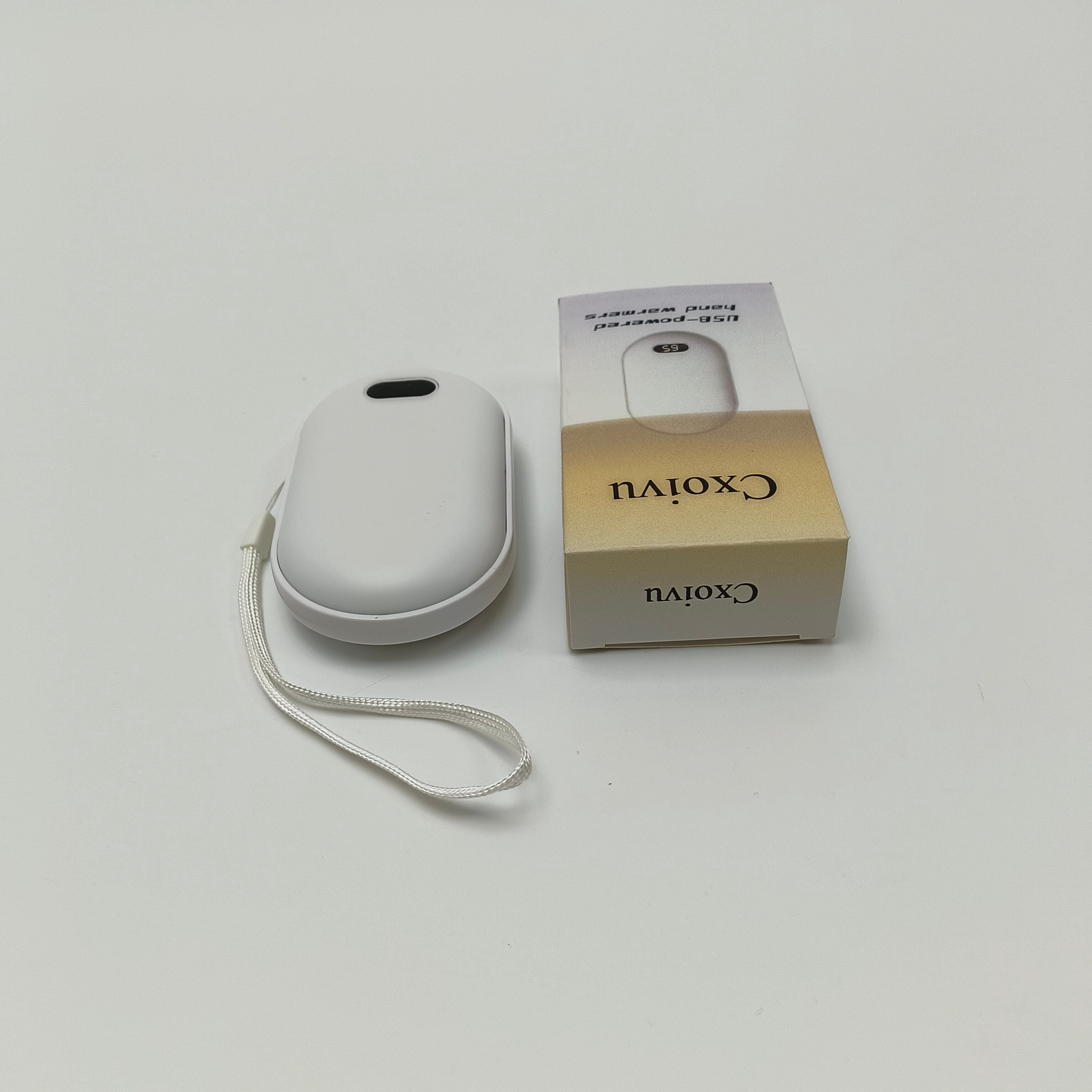 Cxoivu USB-powered hand warmers Portable Hand Warmer for Outdoor, White