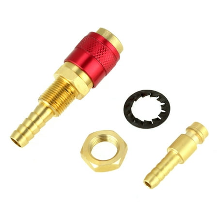 

ANGGREK Durable Connector Fitting Strong Water Cooled Adapter For Fitting Inner Diameter M8 Hose For Mig Tig Welder Torch