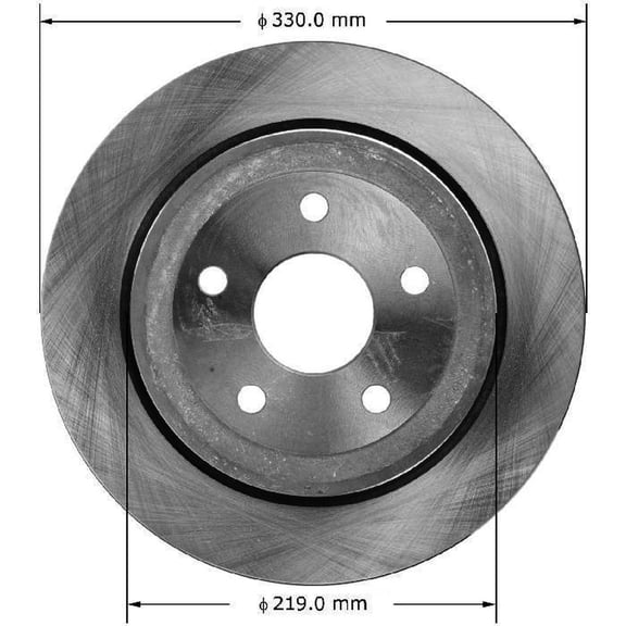 BENDIX PRT6101 Bendix Brake Rotor Fits select: 2011-2017 JEEP GRAND CHEROKEE, 2011-2019 DODGE DURANGO