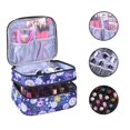 thumbnail image 2 of Bolsa organizadora de esmaltes de uñas ZFZGFRCS con capacidad para 30 botellas de nailon, 2 of 8