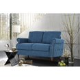 thumbnail image 2 of US Pride Furniture Briscoe Loveseat Blue, 2 of 5