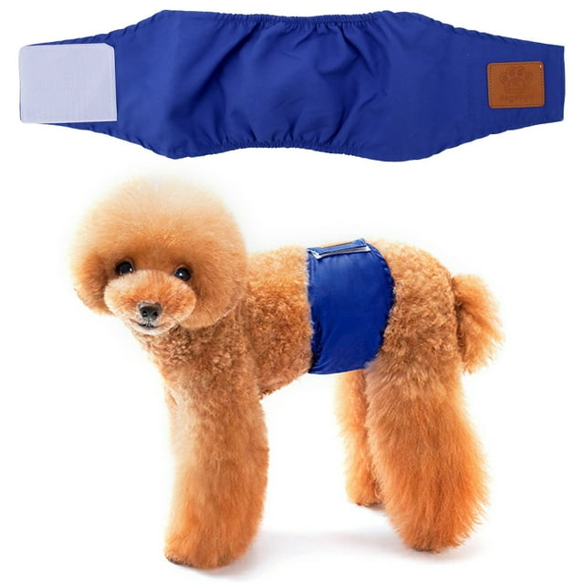 Pantalones Para Perros Pantalones De Seguridad Anti Acoso Perro Cachorro Ropa Para Mascotas Azul L ANGGREK Otros