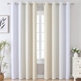 thumbnail image 2 of Cortinas Estelar Textiler, beige, blanco grisáceo, opacas, 132 x 260 cm, 2 of 9