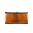 thumbnail image 1 of Qarigey Cartera de tipo largo para mujer, monedero de almacenamiento de cambio de cuero, tarjetero portátil para mujer, bolsa de transporte, Carteras Naranja, 1 of 6