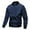 Navy, variant on Mens Jackets Windproof Zip Up Baseball Jacket Long Sleeve Classic Fit Solid Color Jacket for Men Winter